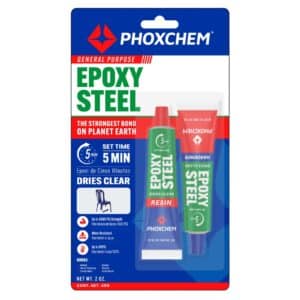 Clear Steel Epoxy Quick-Set – 2oz