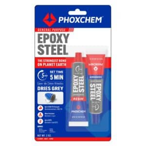 Grey Steel Epoxy Quick-Set – 2oz